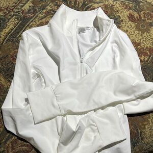 White Zip-Up Jacket